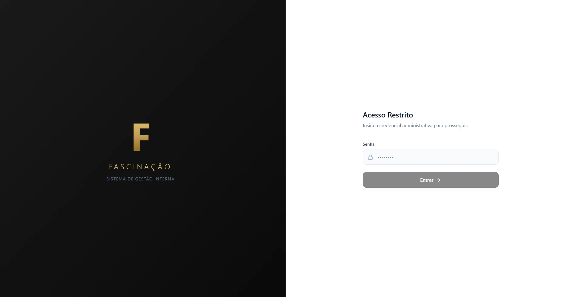 Projeto Sistema Dashboard — Sistema Web
